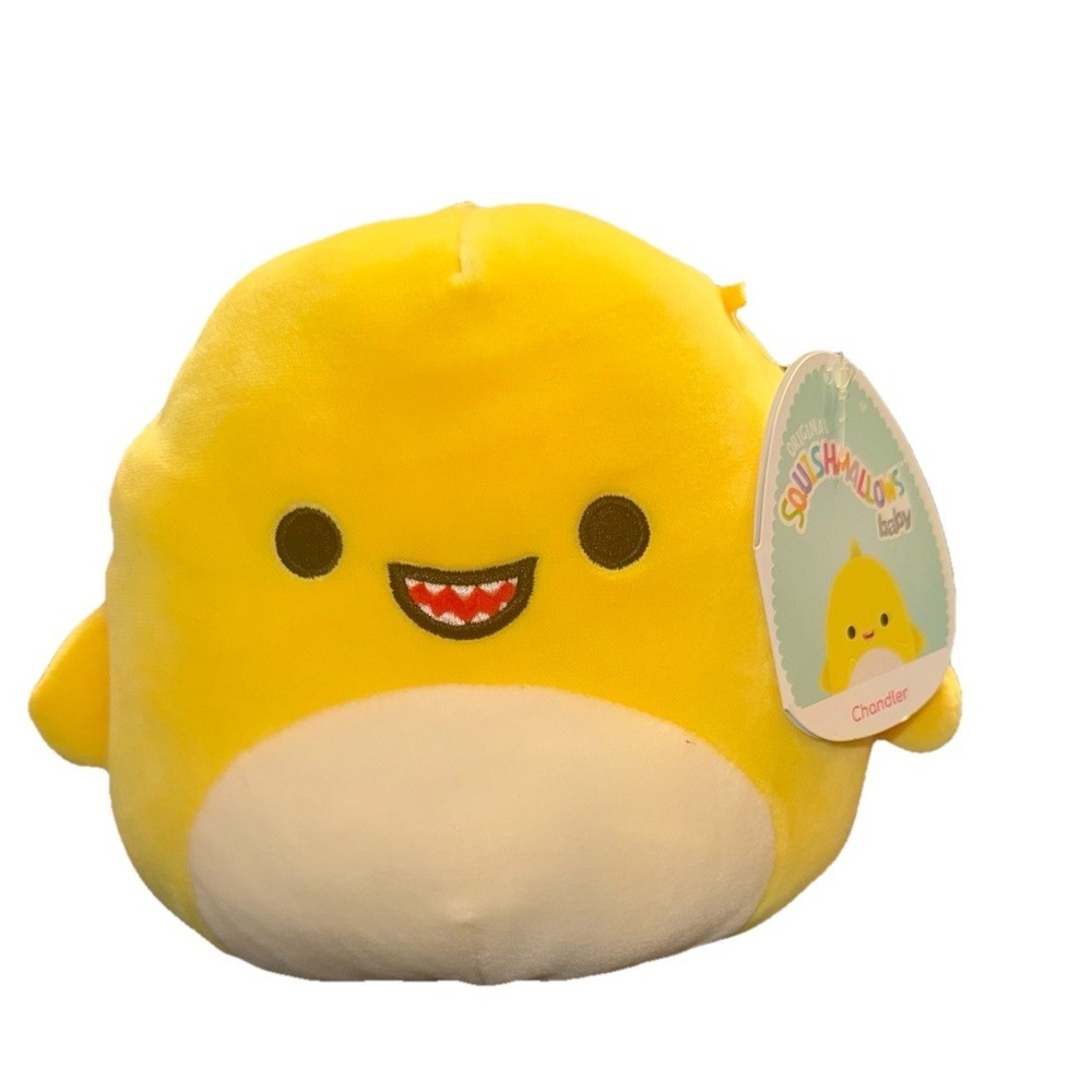 Squishmallows Baby Bee Happy 7" CHANDLER The Yellow Shark New With Tags